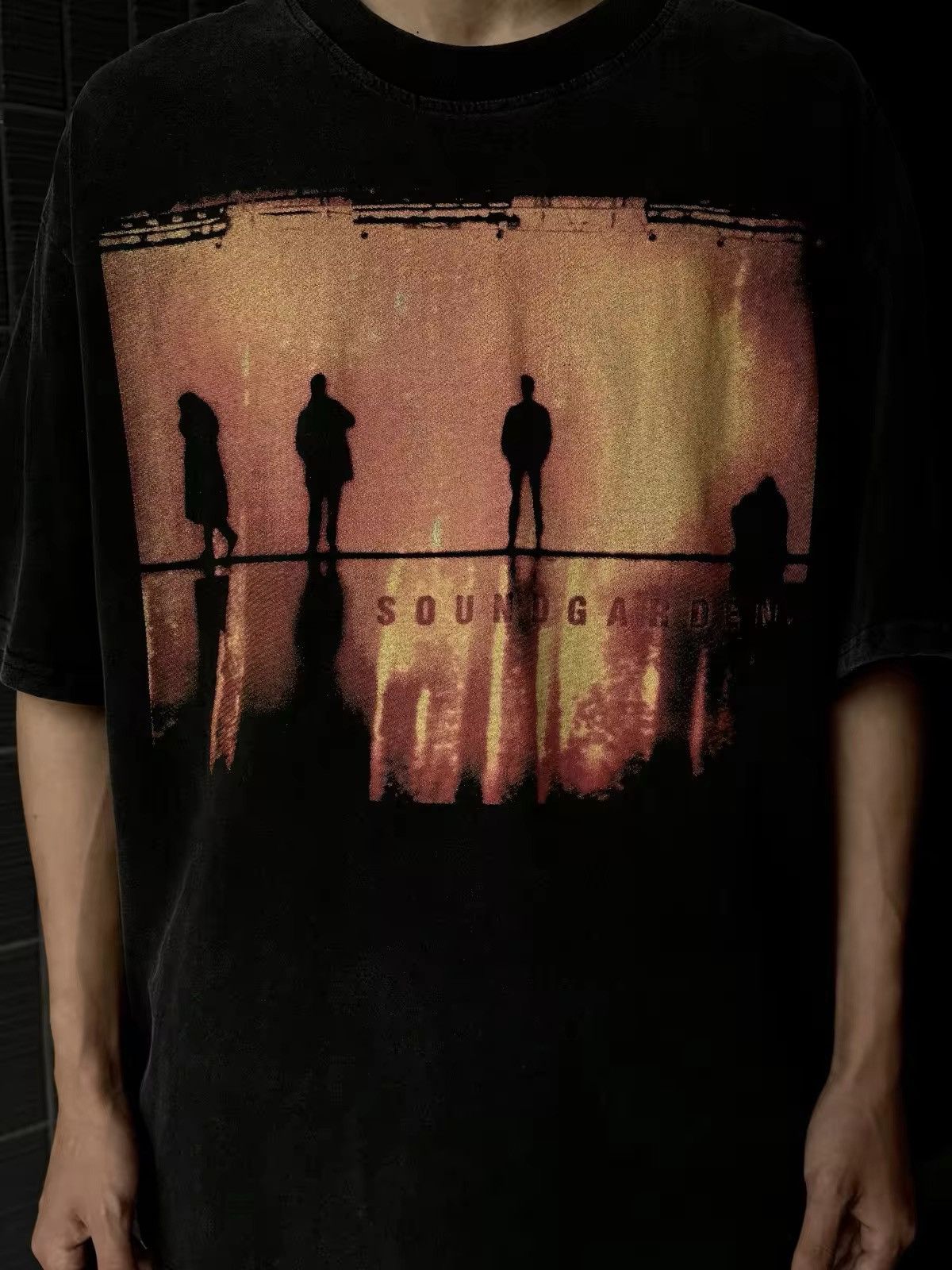 Vintage Soundgarden Band Punk Graphic Printed Cotton Washed Tshirt Hoodie, Sweatshirt | FlexRushtees.com