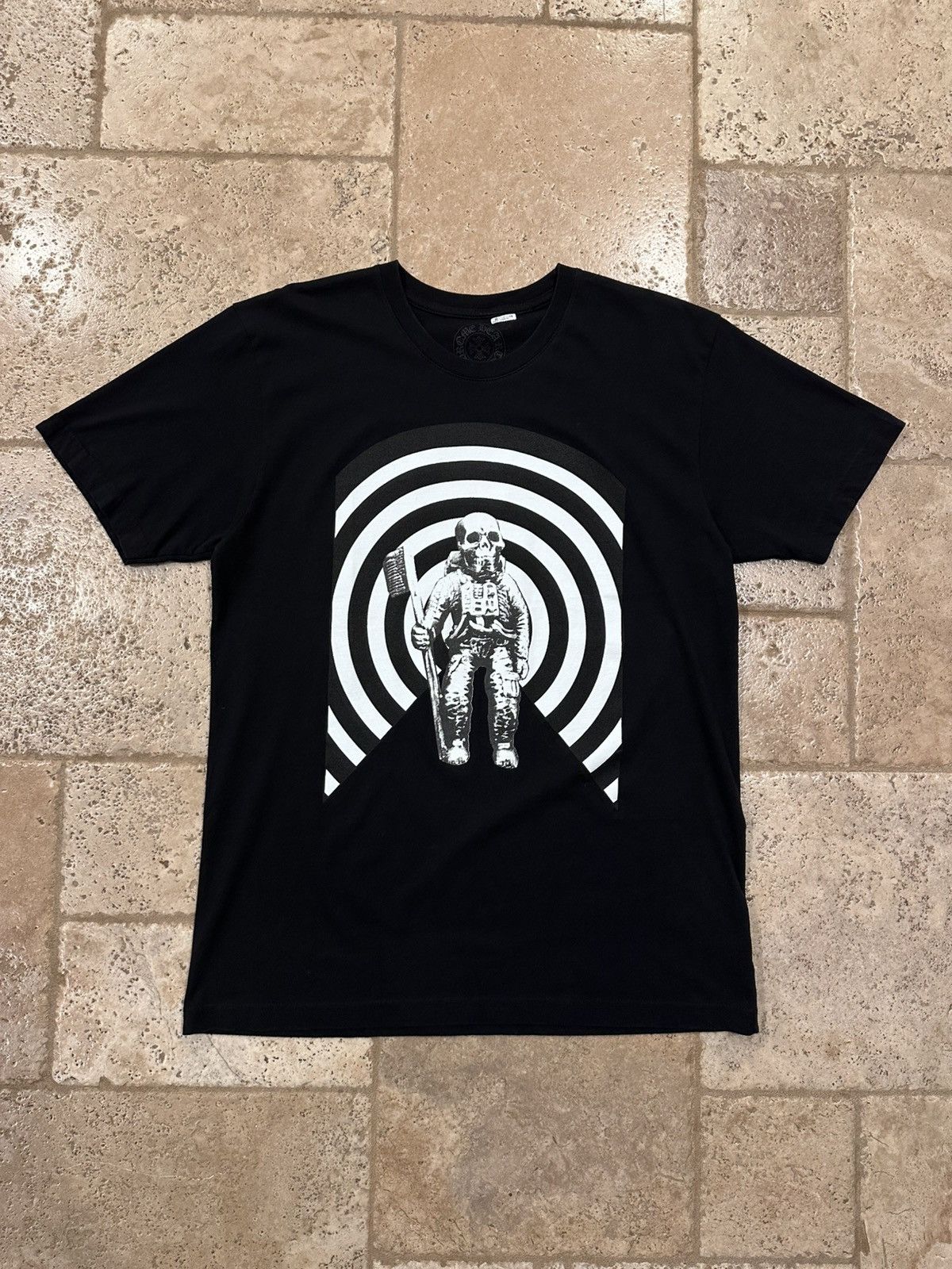 Hearts Chrome Hearts Foti Harris Teeter Space Astronaut Black Tee