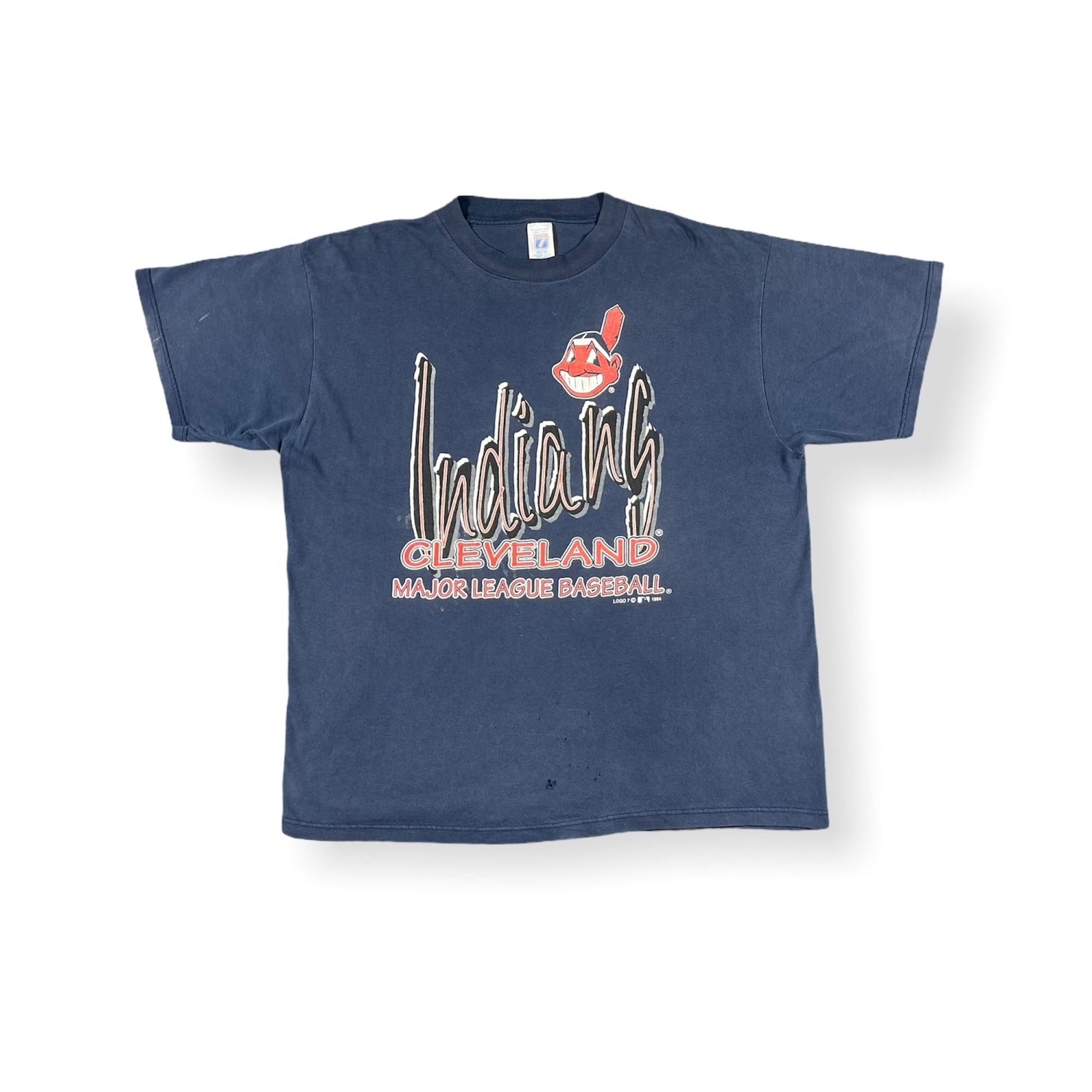 Mlb Vintage 90s Cleveland Indians Mlb T Shirt Hoodie, Sweatshirt | FlexRushtees.com
