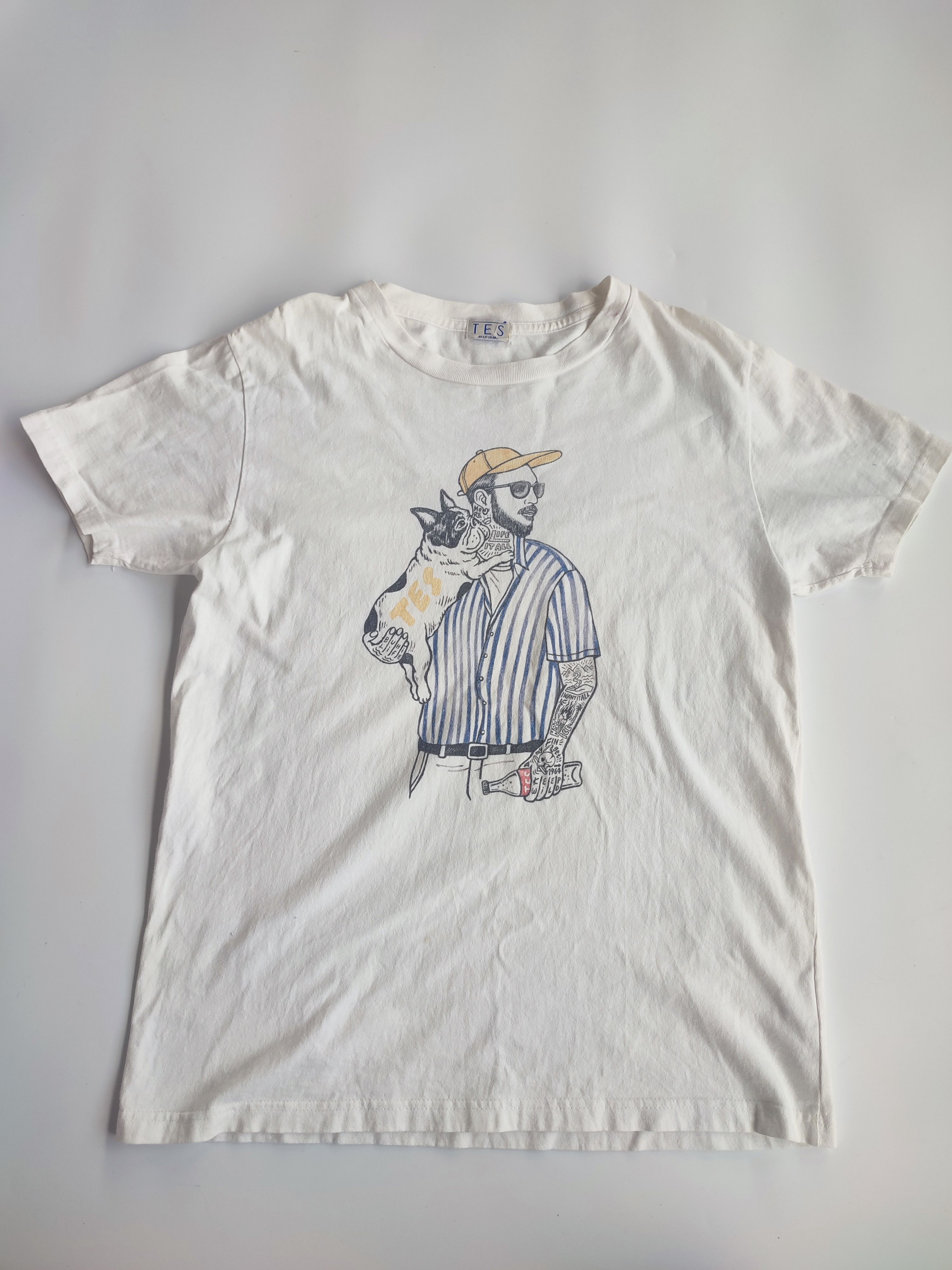 Other Tes Illustration T Shirt M Size White Hoodie, Sweatshirt | FlexRushtees.com