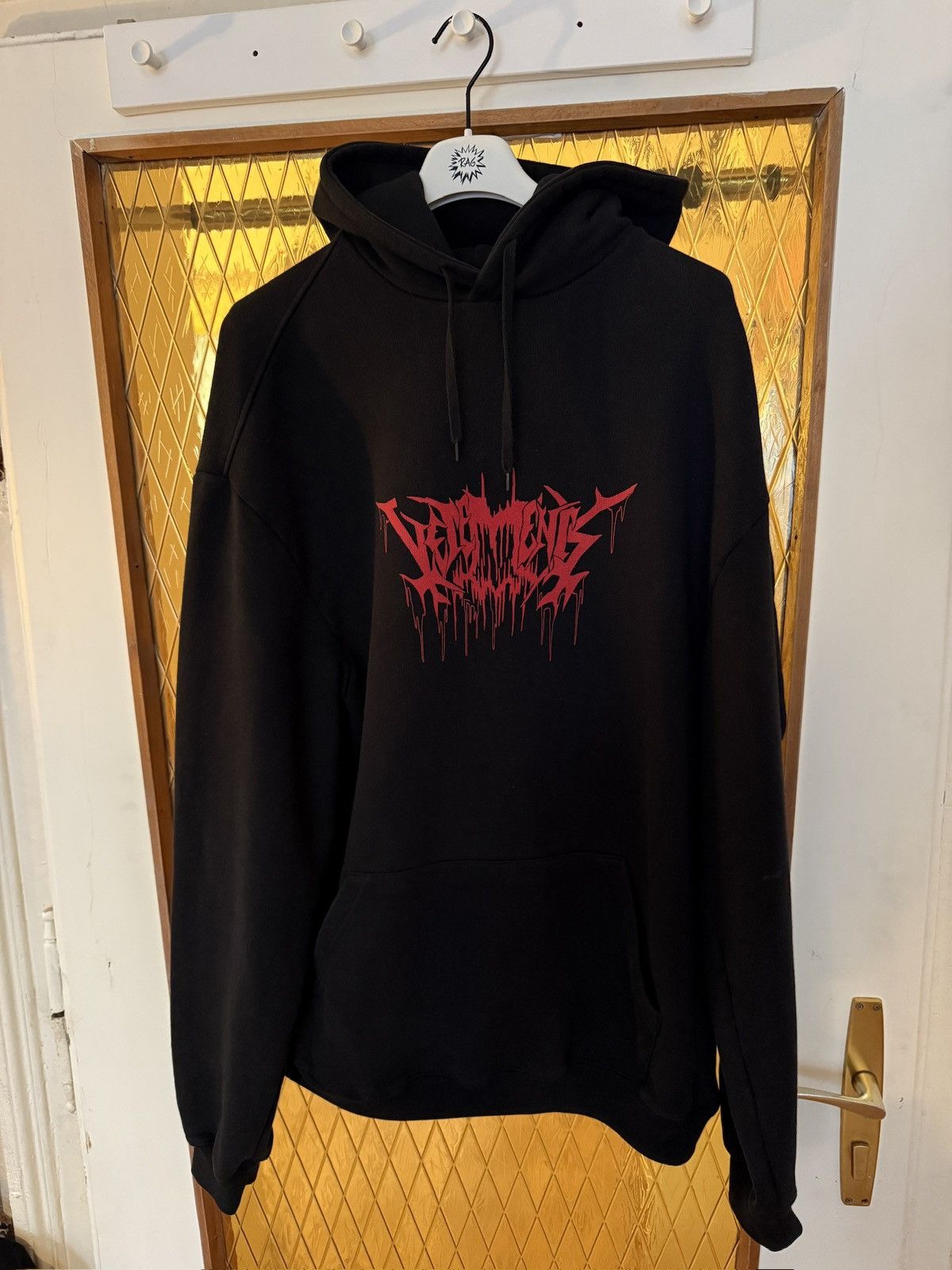 Vetements Metal Tour Hoodie S Fits Xxl T-Shirts, Sweatshirt | FlexRushtees.com