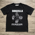 Japanese Brand Godzilla X Evangelion T Shirt Anime Hoodie, Sweatshirt | FlexRushtees.com