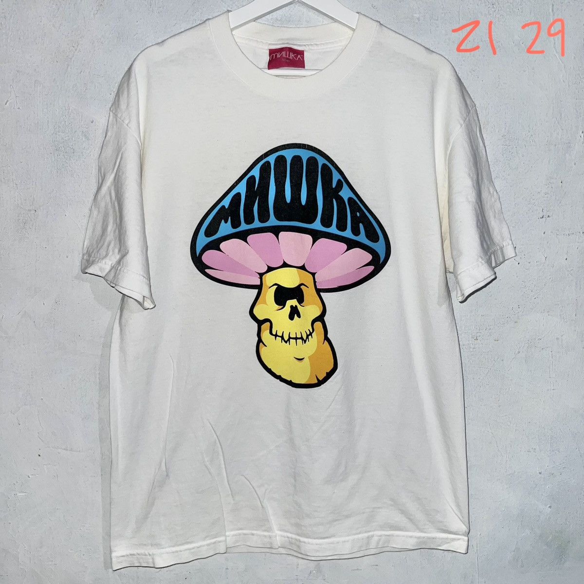 21x29 Mishka Mushroom Face T Shirt Large Usa