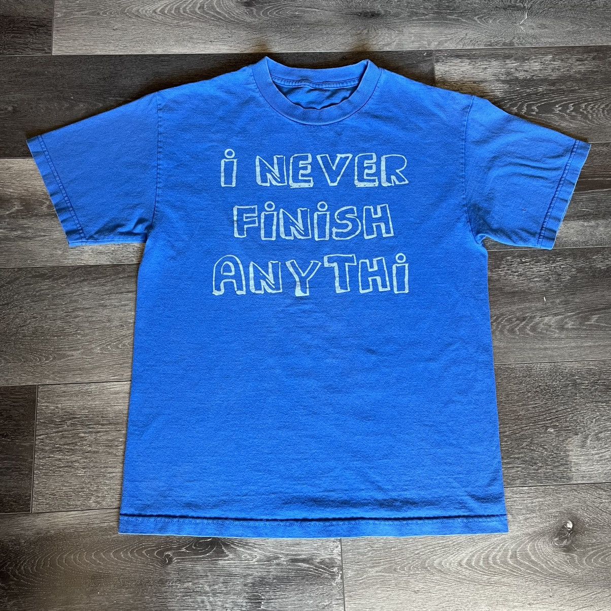 Vintage 2000s I Never Finish Anything Parody Humor Tee Shirt Hoodie, Sweatshirt | FlexRushtees.com