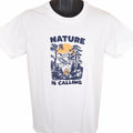 Other Camping T Shirt Mens Size Medium White Nature Is Calling