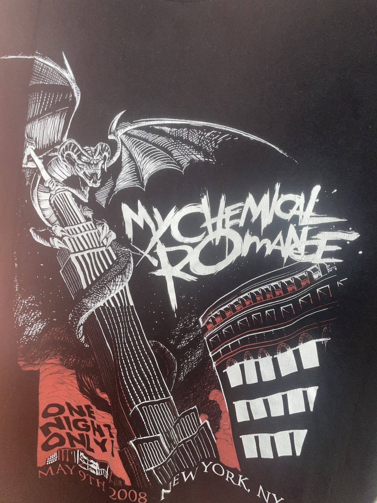 Chemical Romance My Chemical Romance Tour T Shirt 2008 M Hoodie, Sweatshirt | FlexRushtees.com