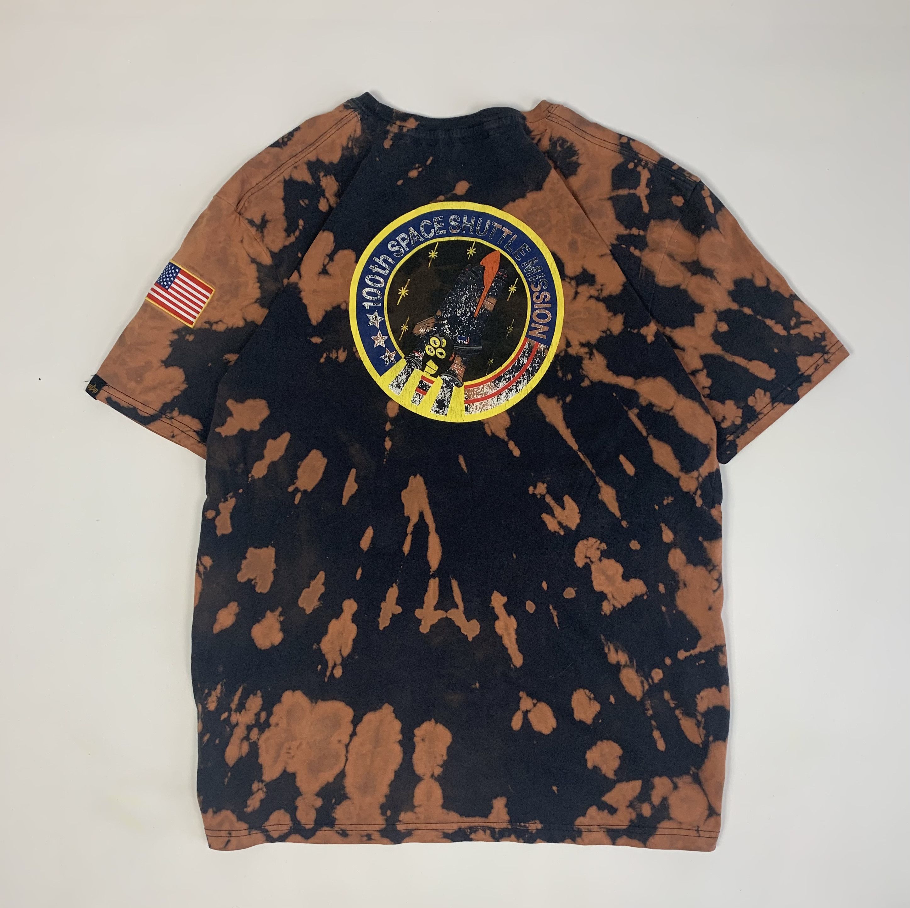 Designer Crary Alpha Industries Nasa Custom Tie Dye Tee 1 1