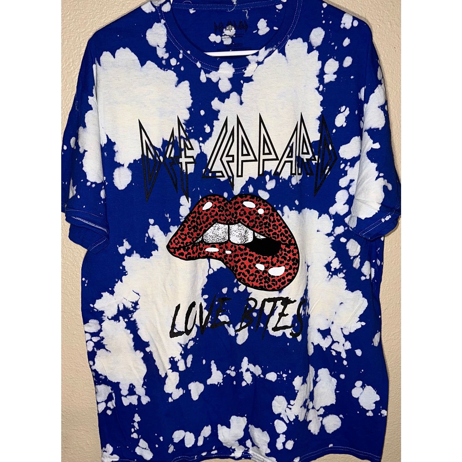 Leppard Def Leppard Love Bites Bleach Tee Hoodie, Sweatshirt | FlexRushtees.com