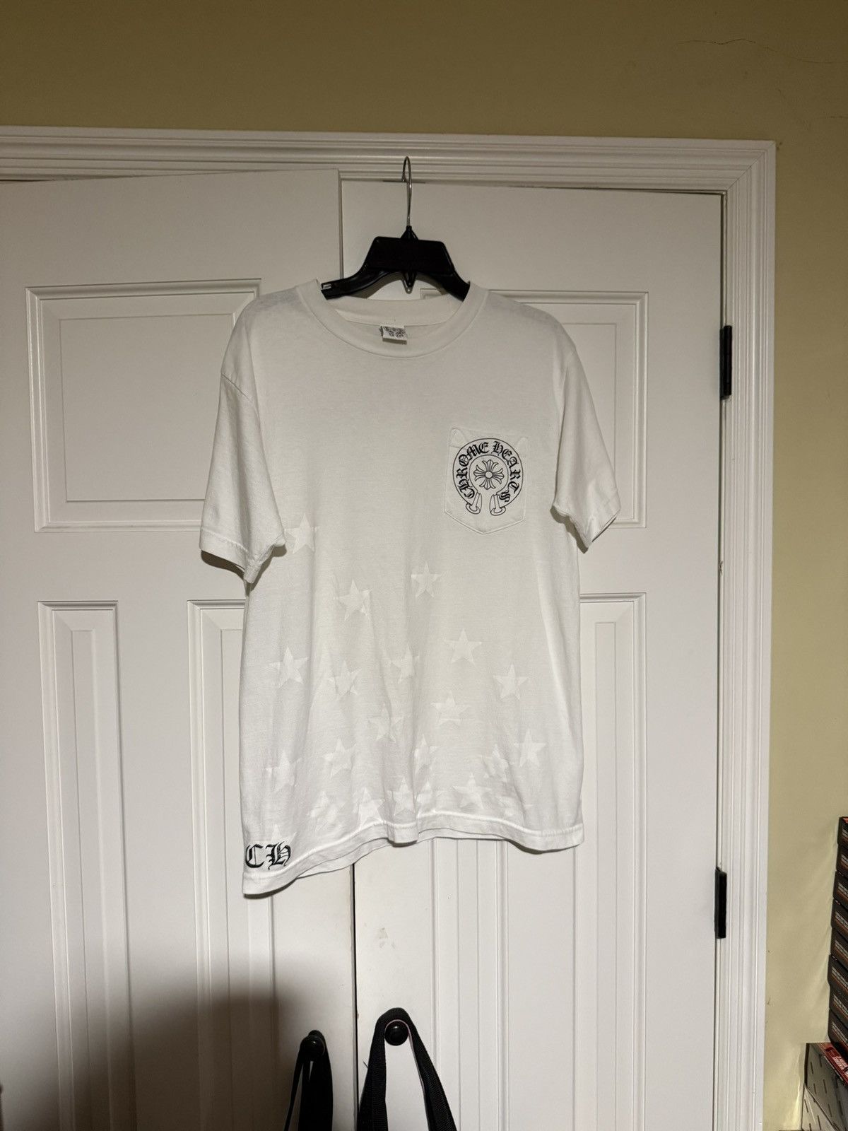 Hearts Chrome Hearts White Stars T Shirt Hoodie, Sweatshirt | FlexRushtees.com