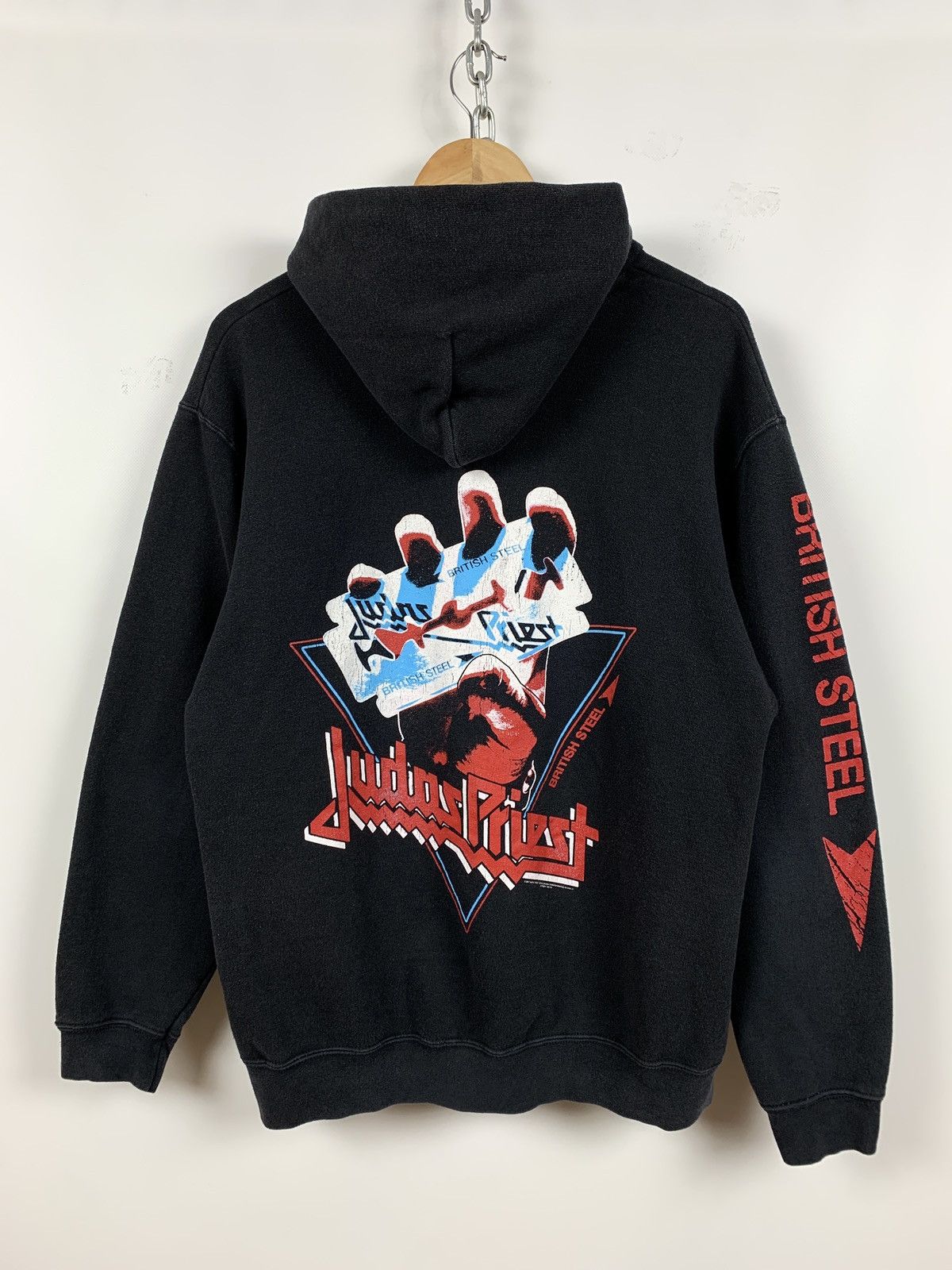 Band Tees 2017 Vintage Judas Priest British Steel Band Hoodie Sweatshirt | FlexRushtees.com