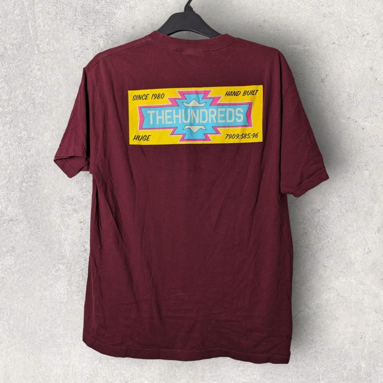 The Hundreds Burgundy T Shirt The Hundreds Skate Skateboard Hoodie, Sweatshirt | FlexRushtees.com