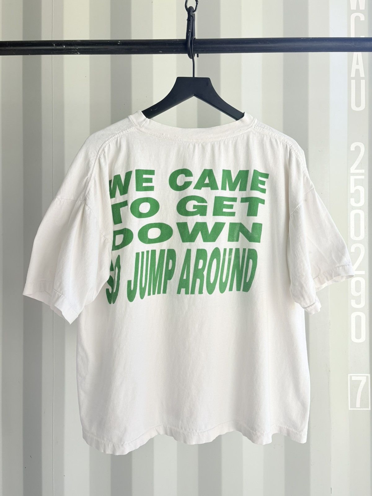 Vintage House Of Pain Jump Around Band Tee Thrashed Faded Boxy Erd Hoodie, Sweatshirt | FlexRushtees.com