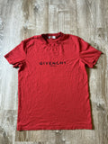 Givenchy Red Logo Tee Hoodie, Sweatshirt | FlexRushtees.com