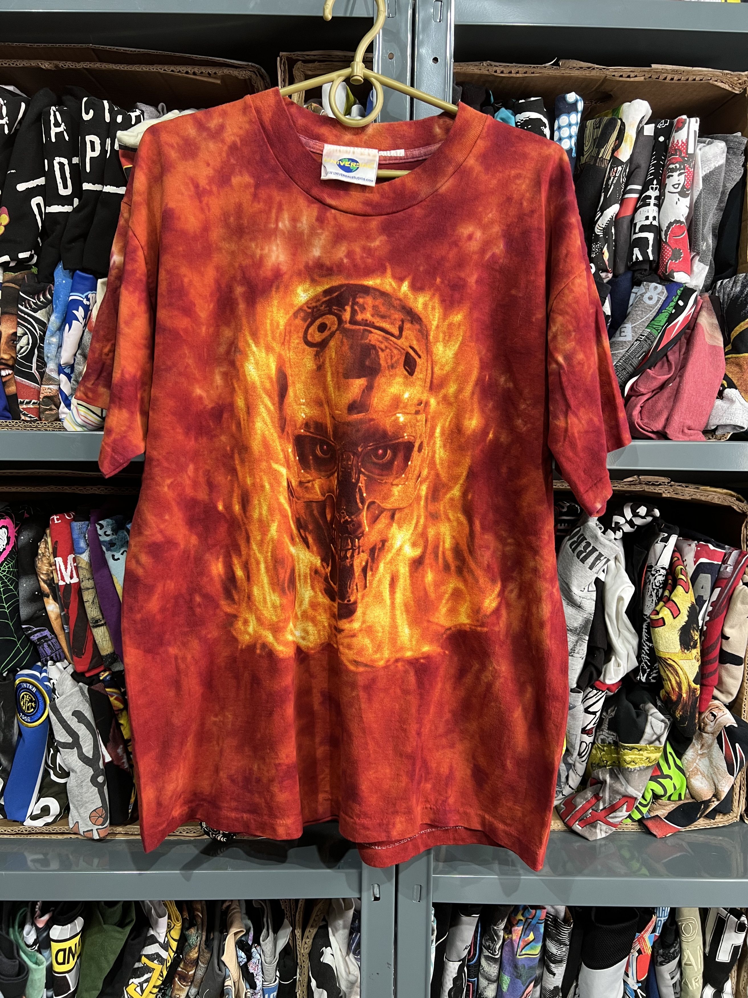 Vintage Terminator 2 Movie Vitnage T Shirt 90s Universal Studio