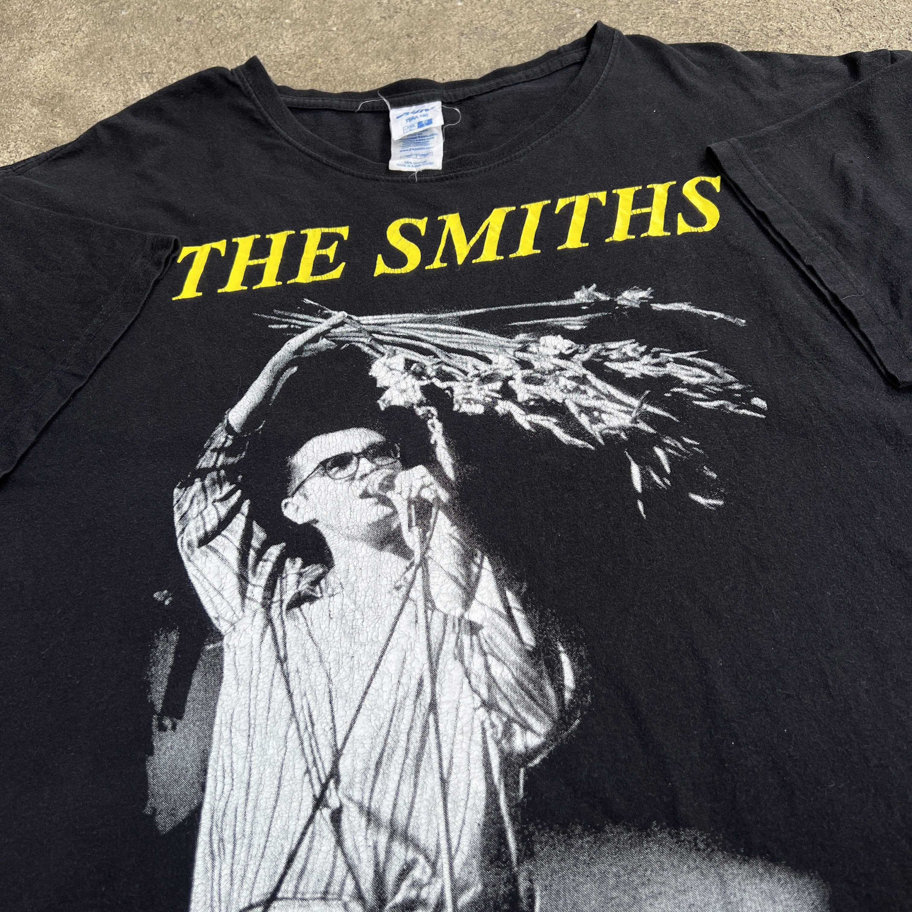The Smiths X Vintage Vintage The Smiths Britpop Band Promo Tee Chopped Hoodie, Sweatshirt | FlexRushtees.com