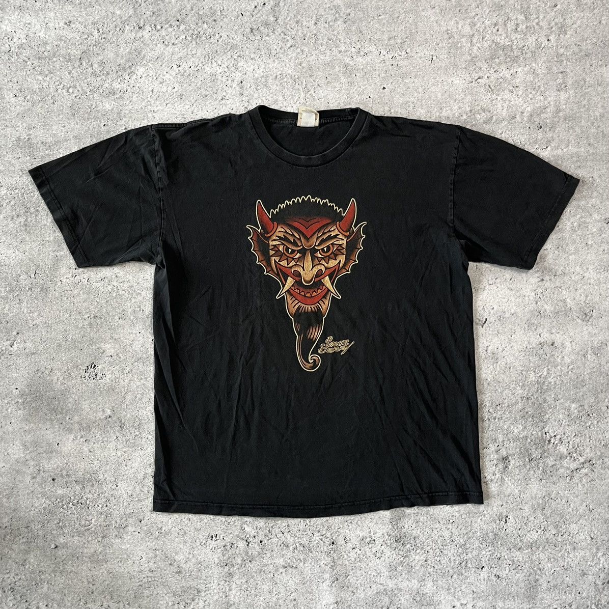 Vintage Sailor Jerry Tattoo Artist Promotion Tee Xl Vintage Hoodie, Sweatshirt | FlexRushtees.com
