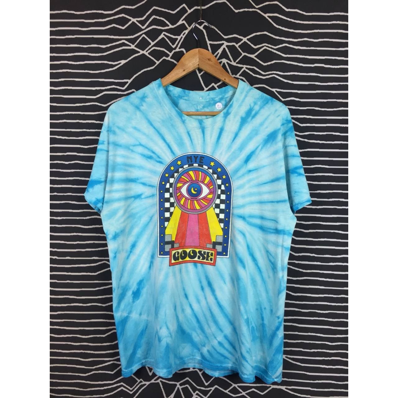 Band Tees Goose Psychedelic Rock Band Nye 2025 Concert Tie Dye Tee