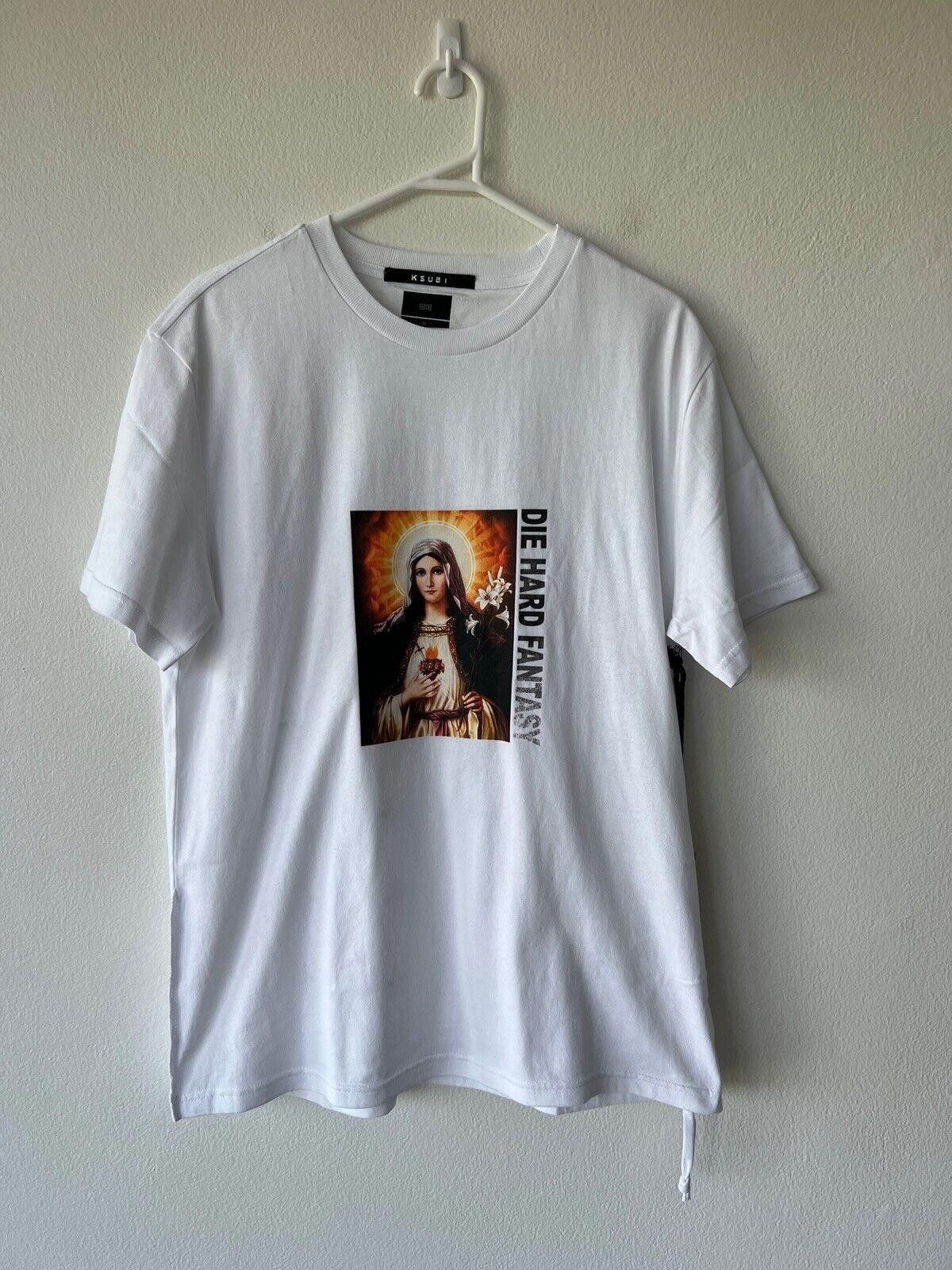 New Ksubi Medium M Tee Shirt T Top Saint Kash White Hoodie, Sweatshirt | FlexRushtees.com