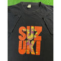 Vintage 60s Mayo Spruce Suzuki Black Small Cotton Shirt Usa