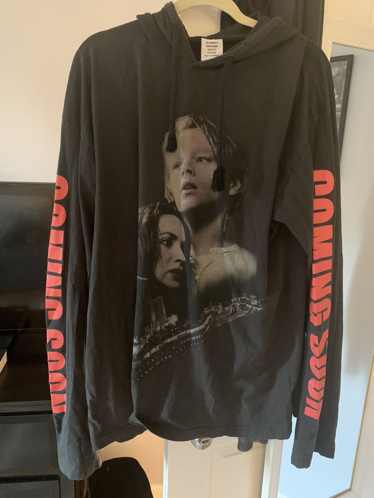 Vetements Titanic Coming Soon Hoodie T-Shirts, Sweatshirt | FlexRushtees.com