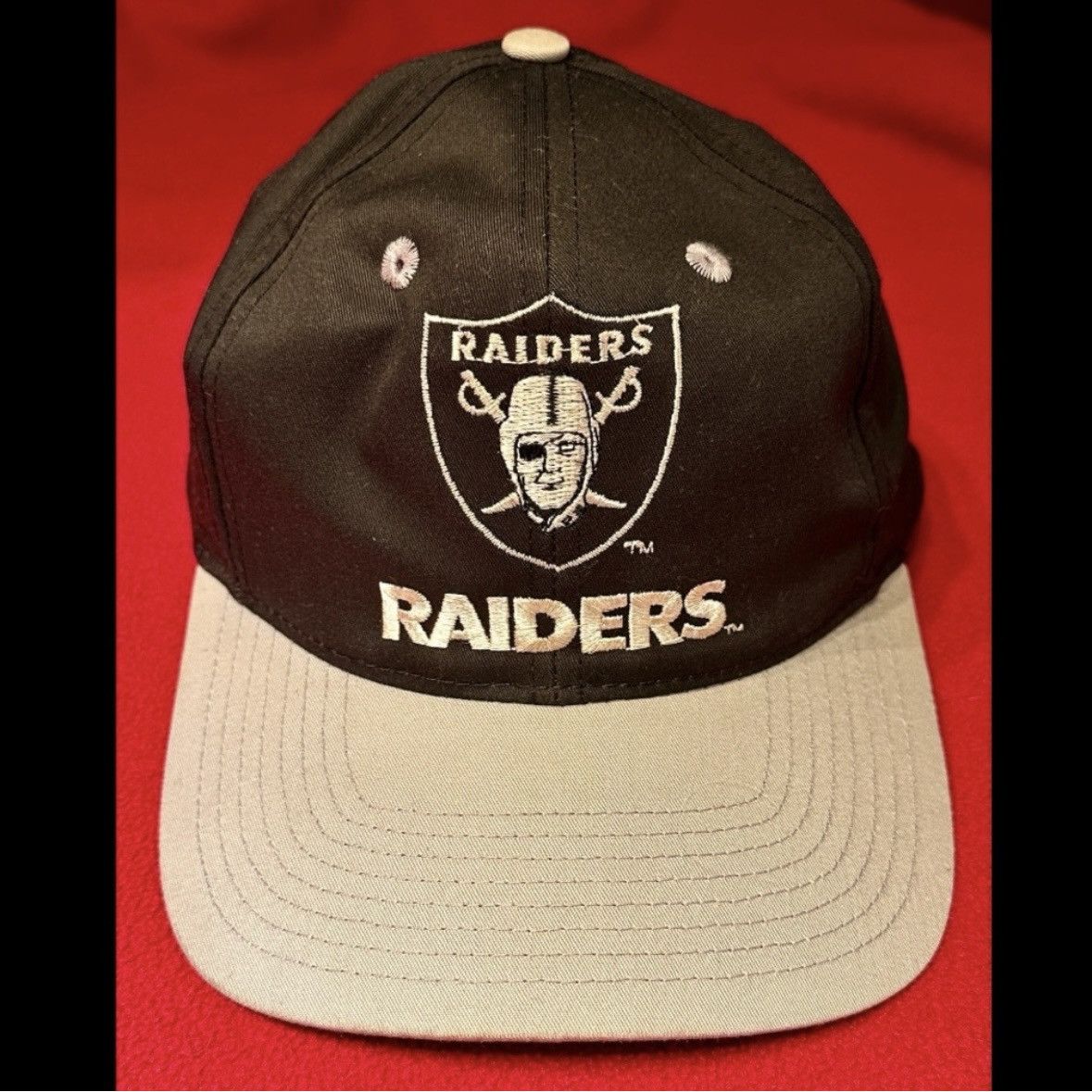 Vintage 1990s Oakland La Raiders Baseball Cap Snapback