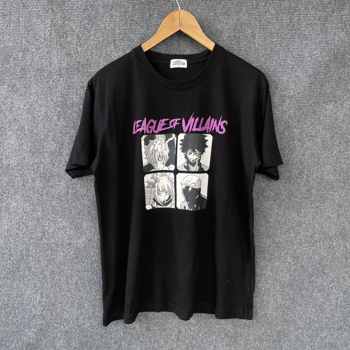 Japanese Brand Vintage My Hero Academia League Of Villains Anime Tee