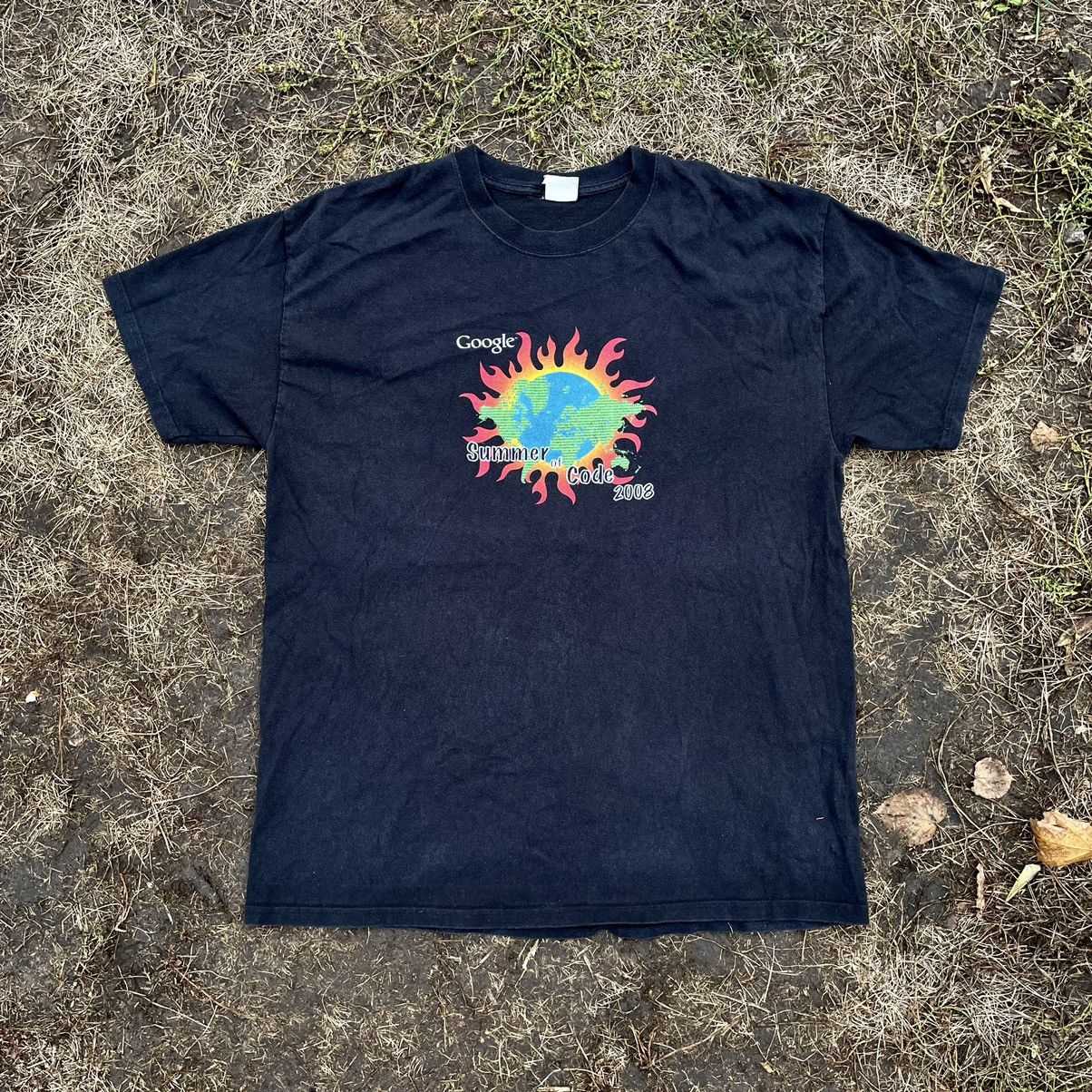 Vintage Y2k Adult Google Summer Of Code Promo Grail Tee Hoodie, Sweatshirt | FlexRushtees.com