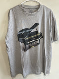 Palace Piano Tee Grey Hoodie, Sweatshirt | FlexRushtees.com