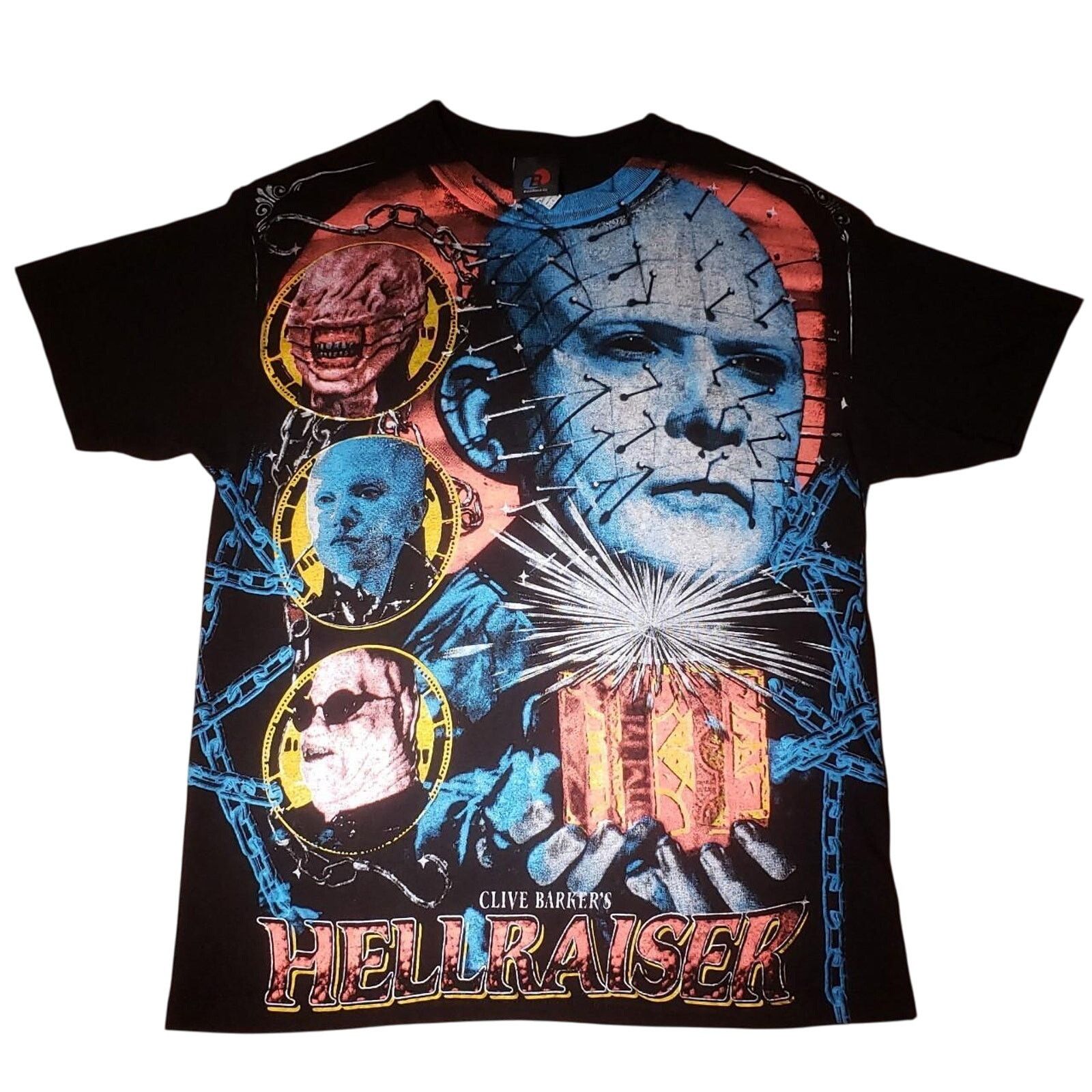 Vintage Backstock Co Hellraiser Movie Aop T Shirt Size Large