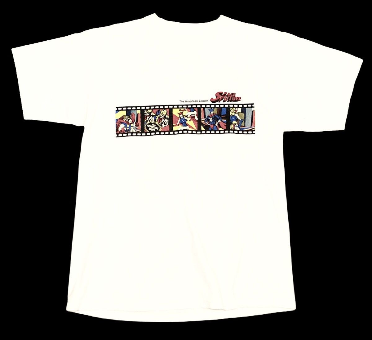 Rare Vintage The American Comics Space Future T Shirt 1990s