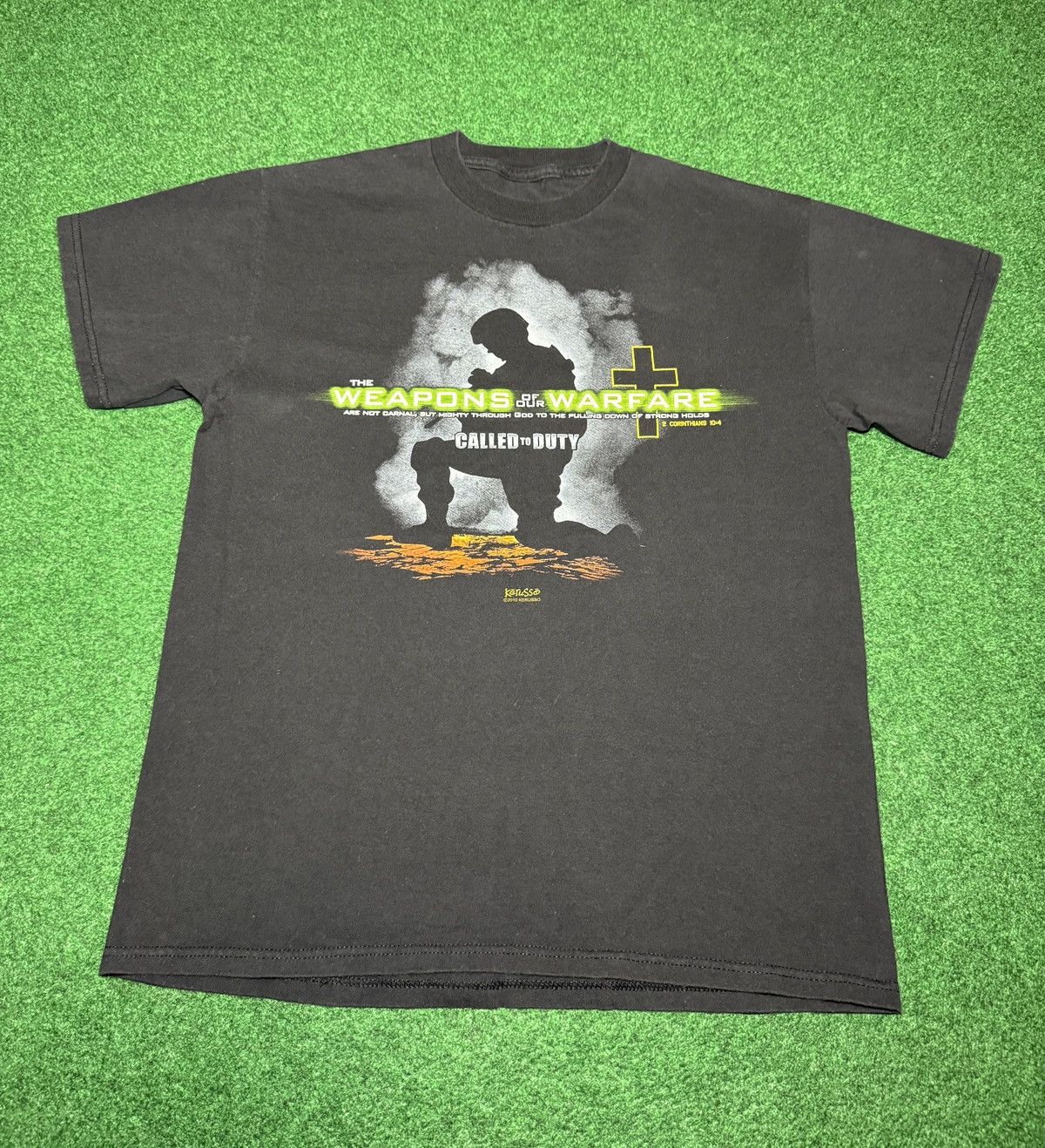 Vintage Y2k Call Of Duty Modern Warfare 2 Jesus Tee T Shirt