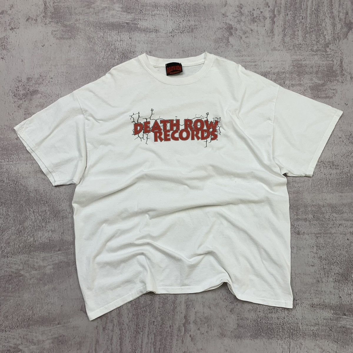 Rap Tees Death Row Records T Shirt Big Logo Size L Hoodie, Sweatshirt | FlexRushtees.com