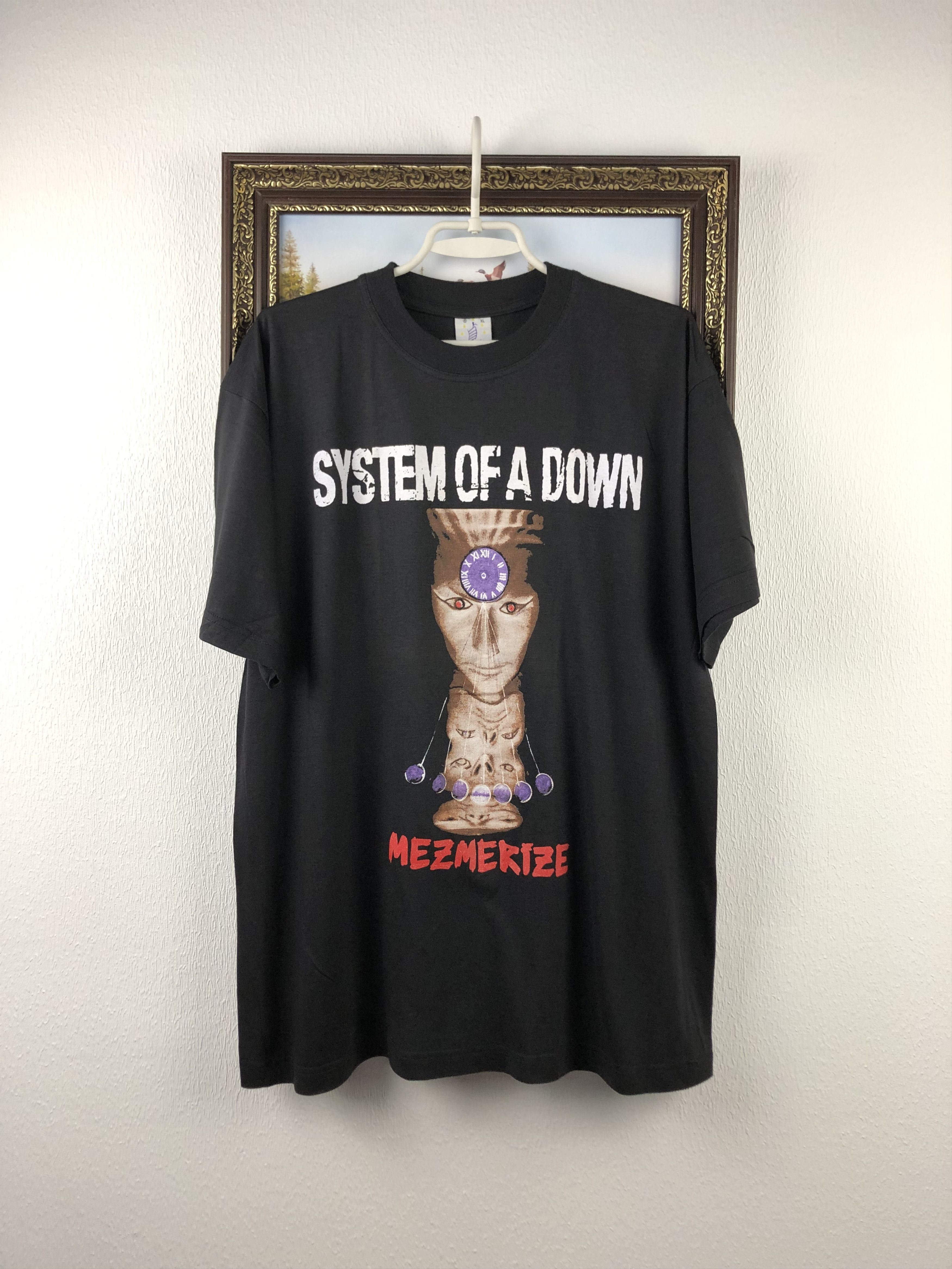 Vintage Soad System Of A Down Band Shirt Rock Tee Mezmerize Hoodie, Sweatshirt | FlexRushtees.com