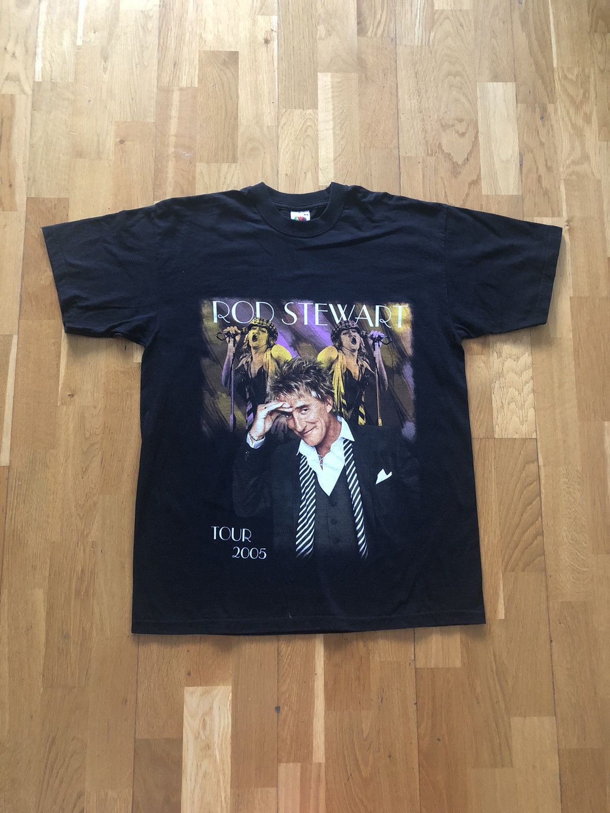 Vintage Rod Steward 2005 European Tour Rare Vintage Tee Shirt Hoodie, Sweatshirt | FlexRushtees.com