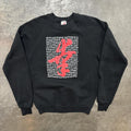 Vintage 80s Happiness Spell Out Graphic Sweatshirt Crewneck T-Shirts, Hoodie | FlexRushtees.com