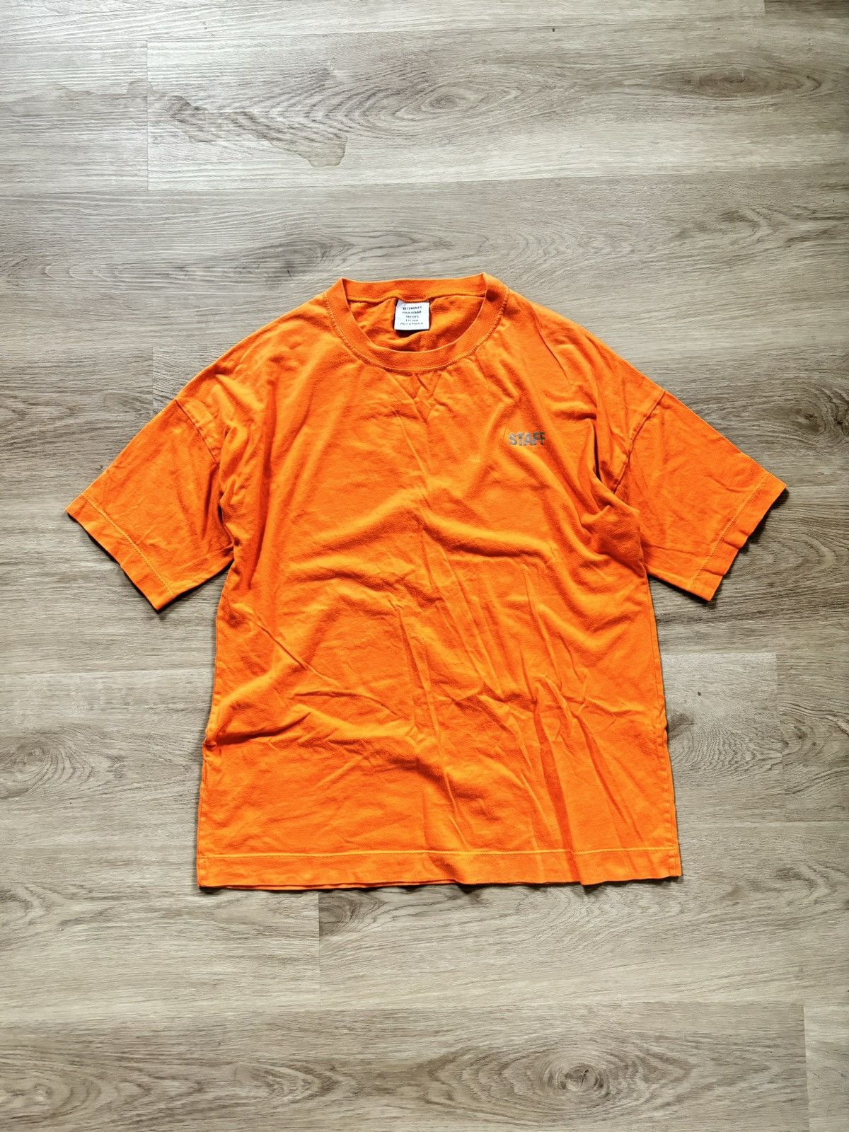 Vetements Staff Reflective T Shirt Hoodie, Sweatshirt | FlexRushtees.com