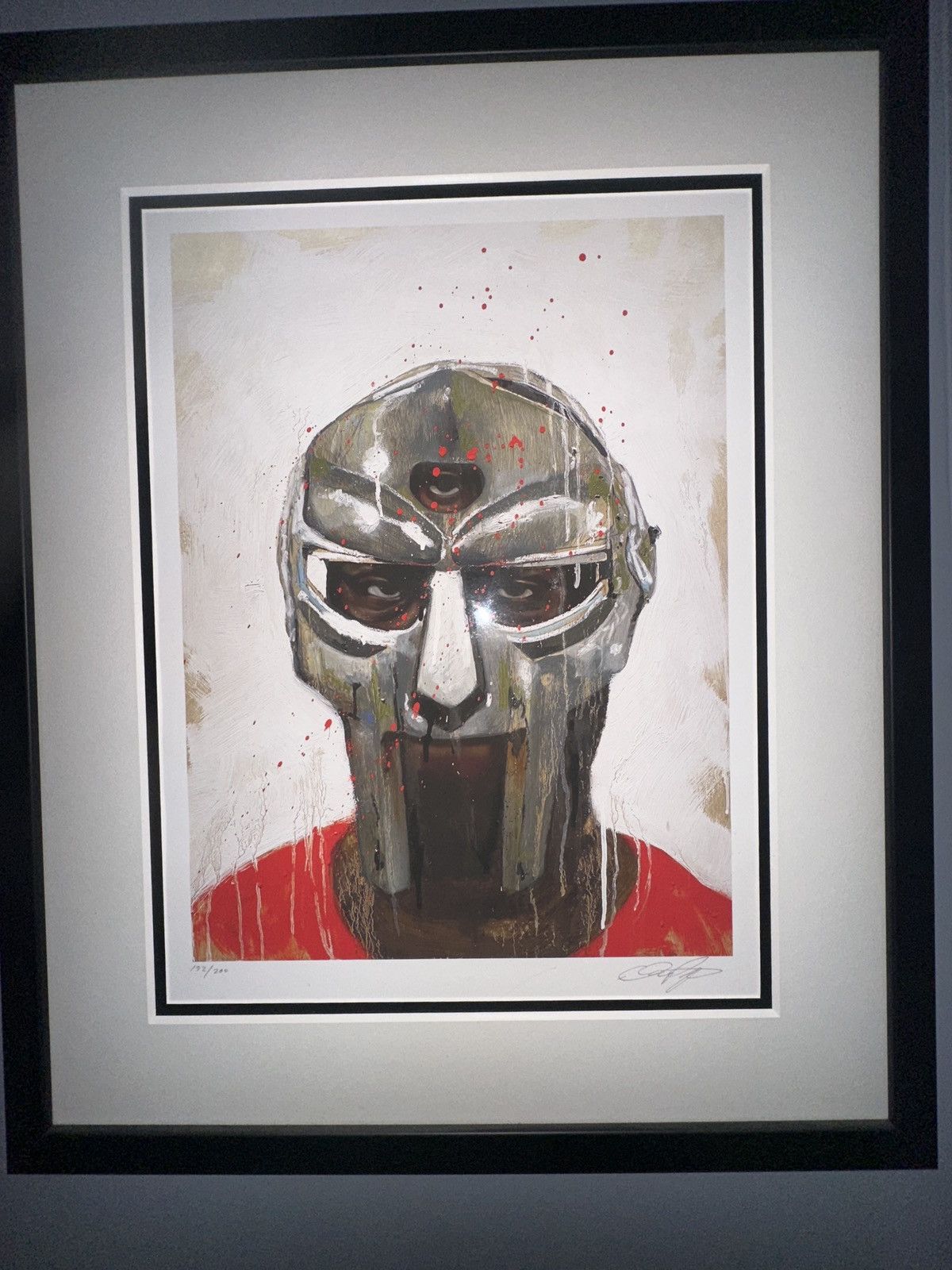 Mf Doom Framed Isaac Pelayo Mf Doom Print