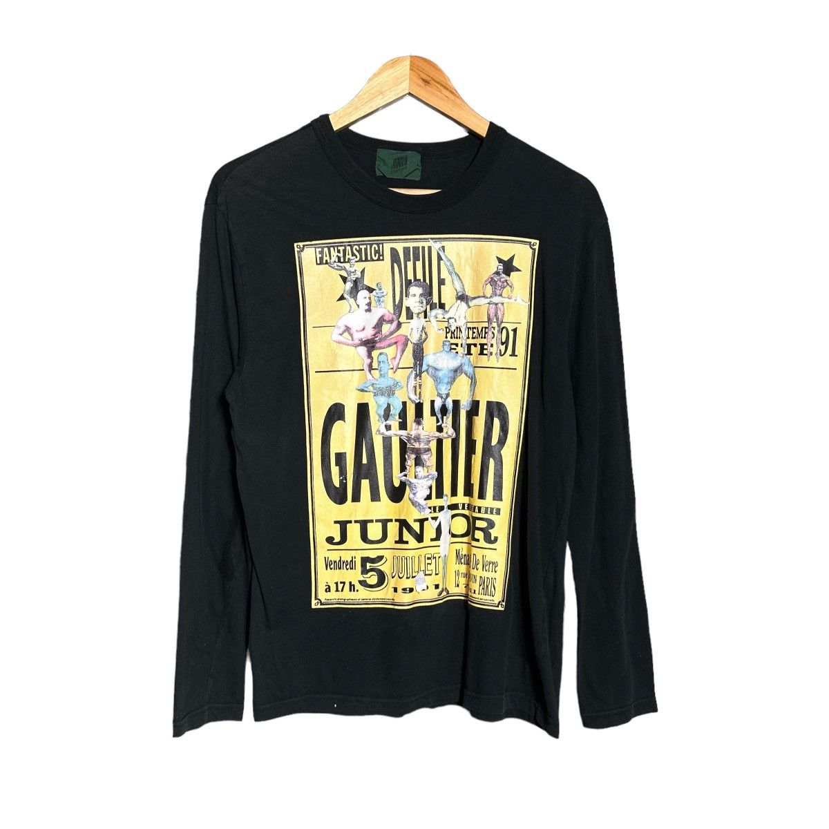 Jean Paul Gaultier Vintage 90s Junior Gaultier Pop Art Long Sleeve Tshirt