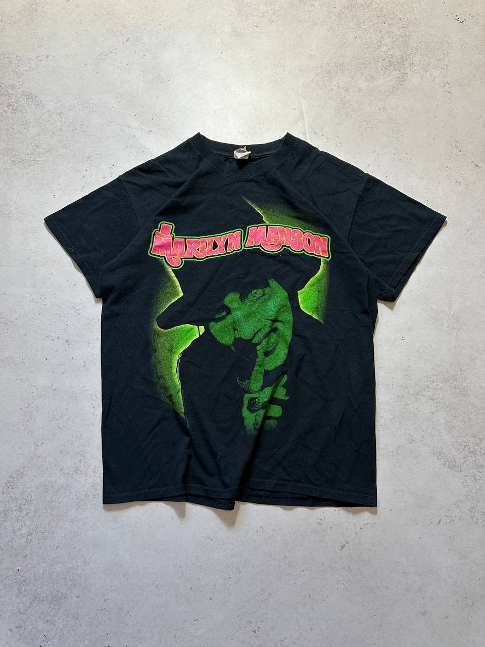 Vintage Marilyn Manson Promo Boxy T Shirt M Hoodie, Sweatshirt | FlexRushtees.com