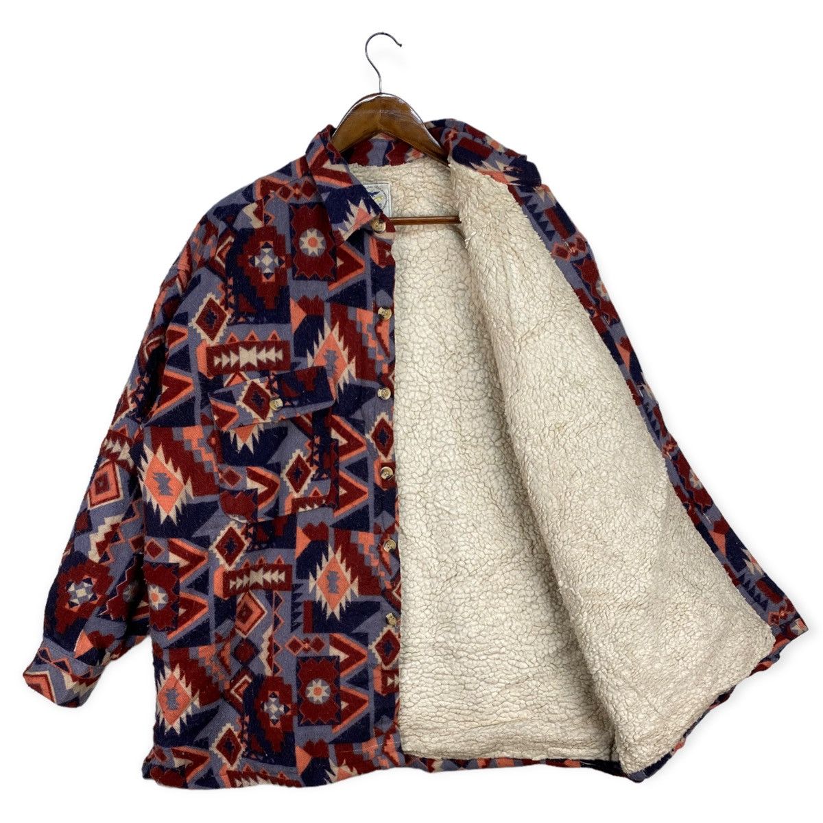 Flannel Vintage Downings Navajo Casual Wear Flannel