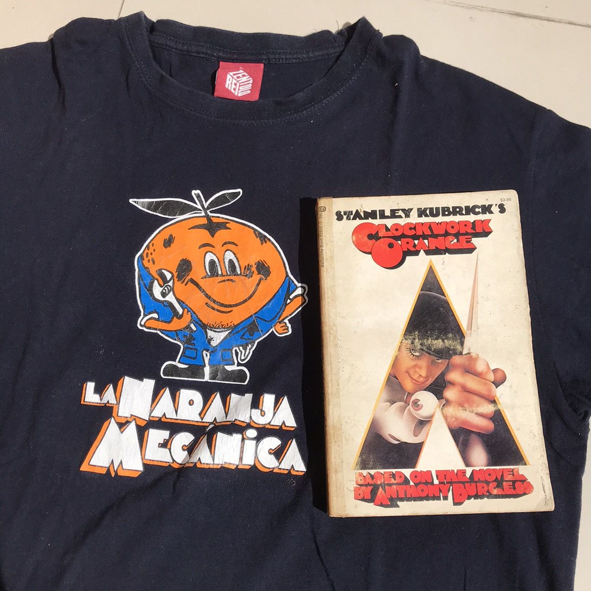 Vintage Clockwork Orange Tee Shirt Tshirt La Naranja Mecanica Clockw