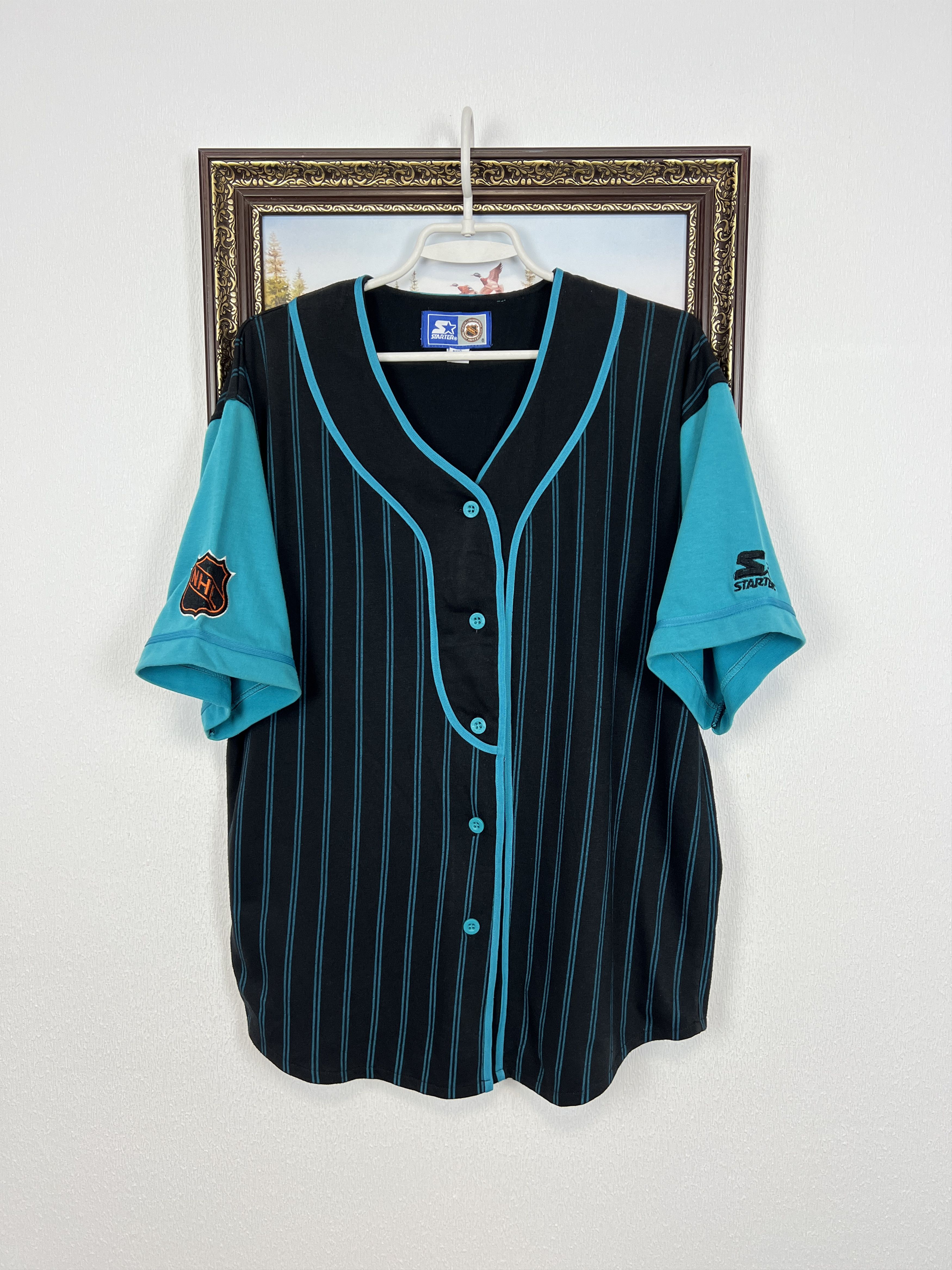 Vintage Starter Anaheim Mighty Ducks Baseball Jersey Tee