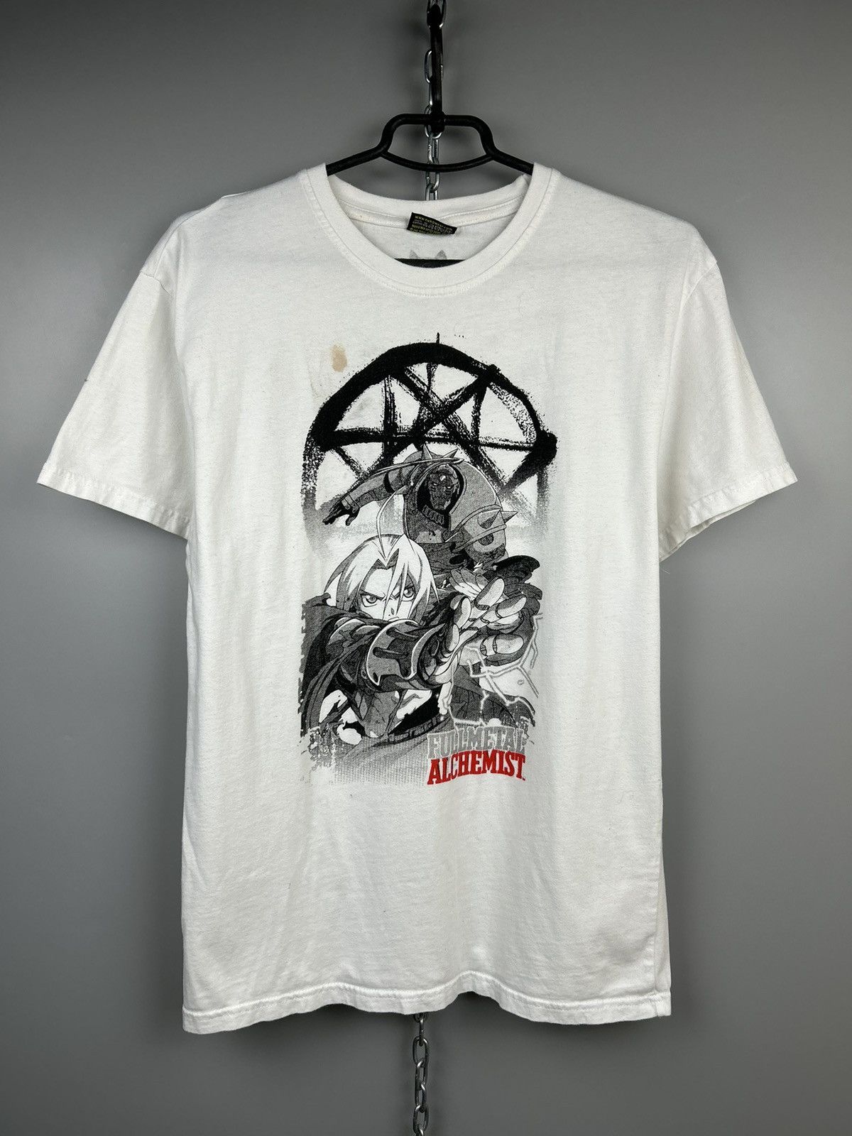 Hook Ups Fullmetal Alchemist T Shirt Rare Logo