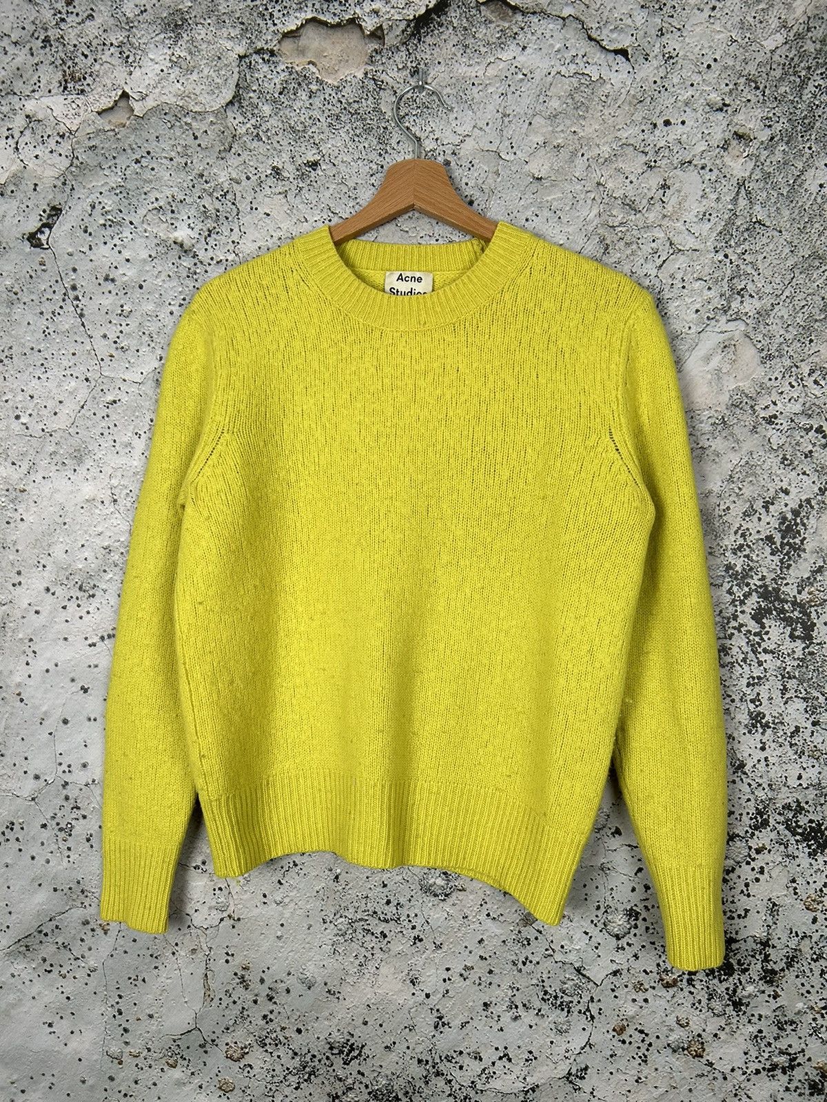 Designer Acne Studios Peele Wool And Cashmere Yellow Knit Sweater T-Shirts, Hoodie, Sweatshirt | AU16VibeMintTees.com