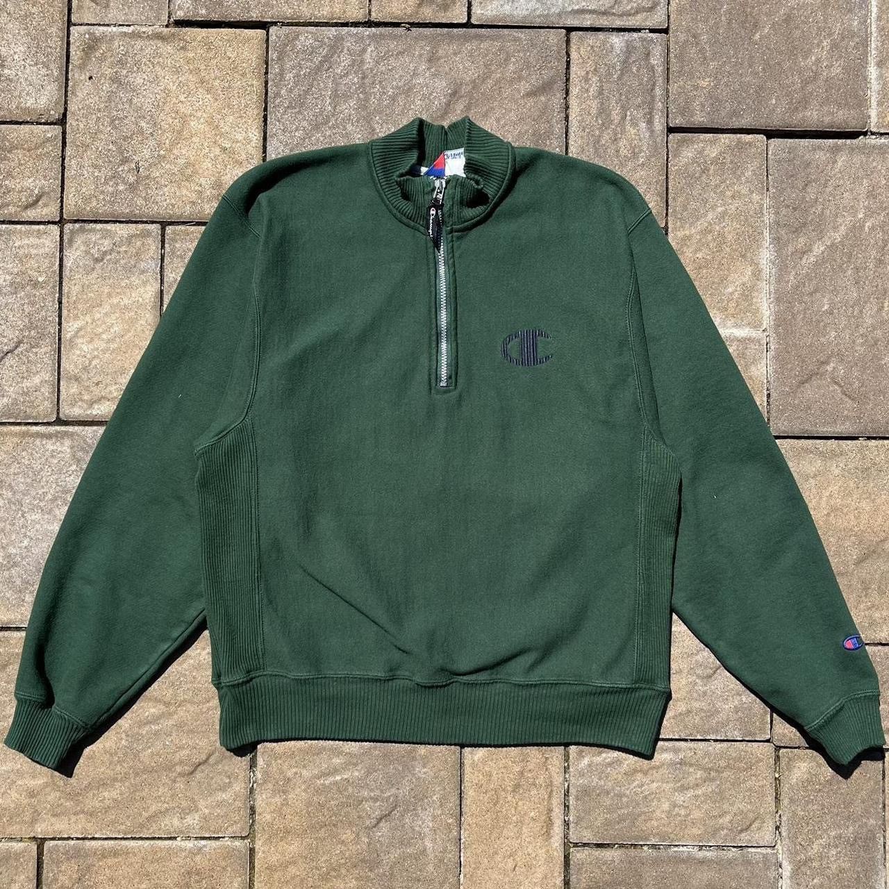 Vintage Champion Quarter Zip Essential Sweatshirt T-Shirts, Hoodie | FlexRushtees.com