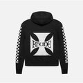 New Rhude Classic Checkers Black Hoodie Sz Medium T-Shirts, Sweatshirt | FlexRushtees.com