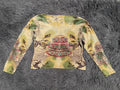 Vintage 90s Jpg Style Printed Shining Longsleeve