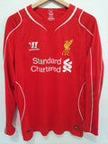 Warrior Liverpool Fc Size M 2014 Shirt Jersey Longsleeve