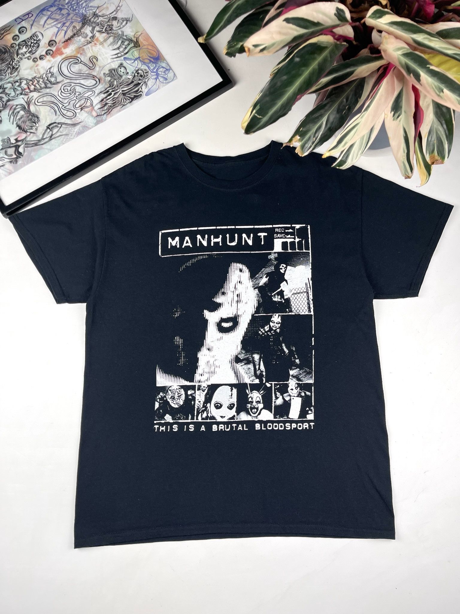 Rockstar Games Manhunt Security Camera Vintage Promo Tee Rockstar Ps2 Hoodie, Sweatshirt | FlexRushtees.com