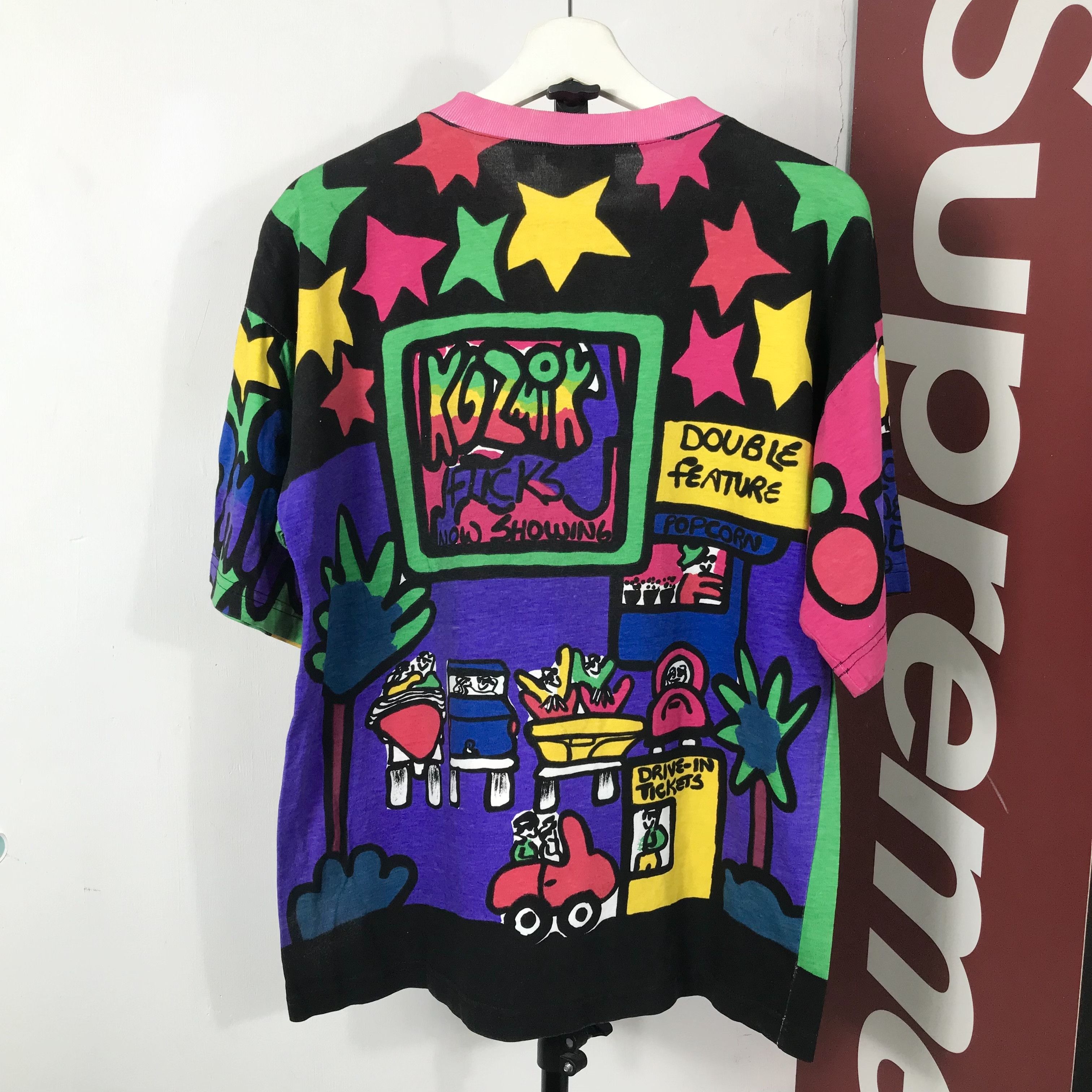Moma Vintage 90s Kozmik Ovp Multicolor Pop Art Tee